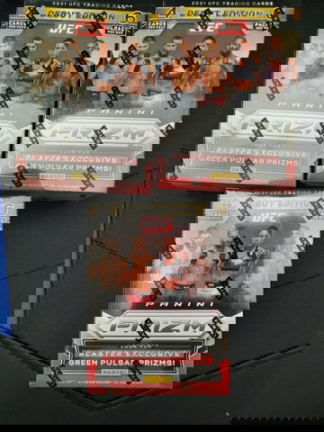 2021 Panini Prizm UFC Blaster Box Lot of 3