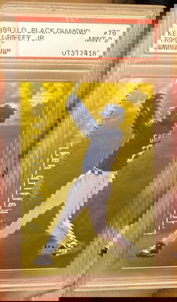 1999 UD Black Diamond Ken Griffey Jr. Triple /350 PSA 9