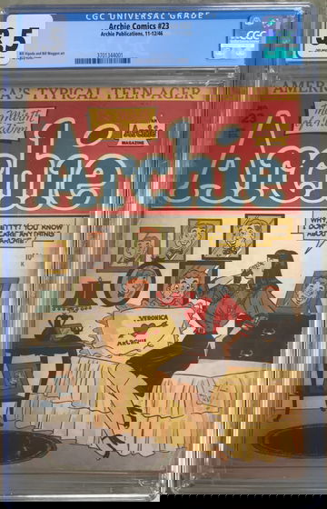 Archie Comics #23 (1946) CGC 3.5 -- Al Fagaly Veronica "shrine" cover; Vigoda