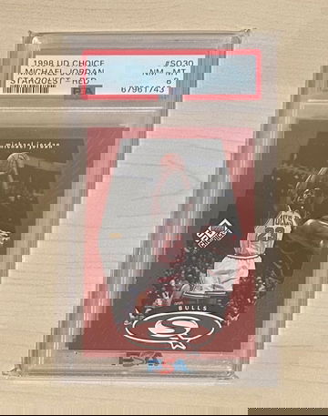 1998 UD Starquest Red Michael Jordan PSA 8