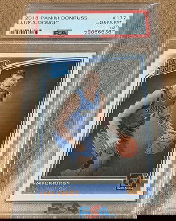 2018-19 Donruss 🏀 Luka Doncic Rated Rookie PSA 10 Gem 💎 Dallas Mavericks RC 🔥