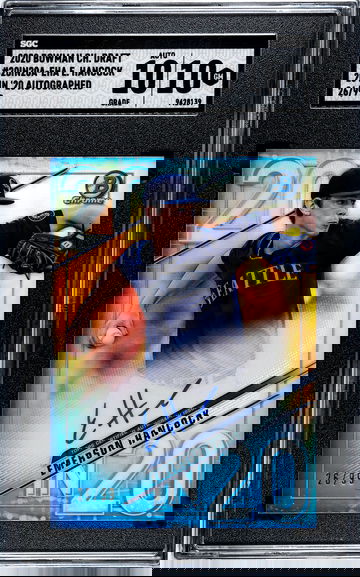 2020 Bowman Chrome Draft 20IN20A-EHA Emerson Hancock 20 in 20 Autographed 26/99