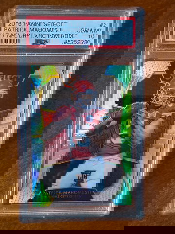 2016 panini select ‘17 XRC prizm Patrick Mahomes 