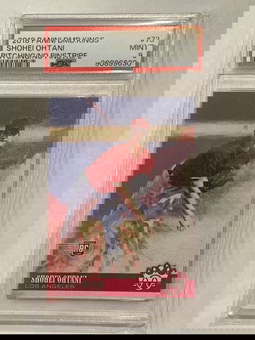 2018 Shohei Ohtani Panini D. Kings Pitching No Pinstripe