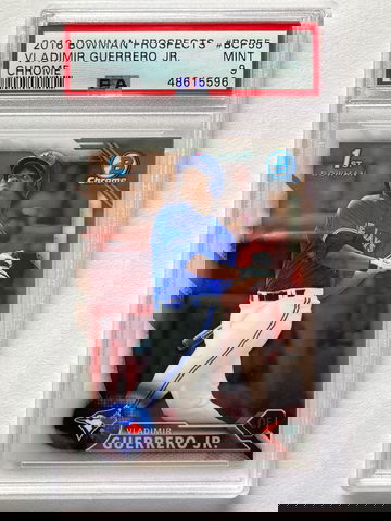2016 bowman chrome prospects Vladimir Guerrero jr psa 9 mint 