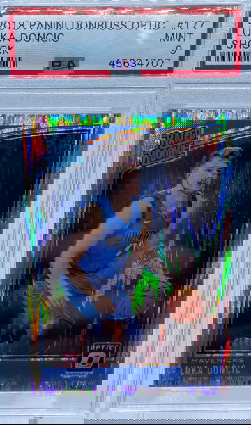 2018 Panini Donruss Optic Luka Doncic SHOCK #177 PSA 9 MINT