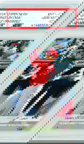 2018 Topps Now ST-7 Shohei Ohtani Spring Training PSA 10