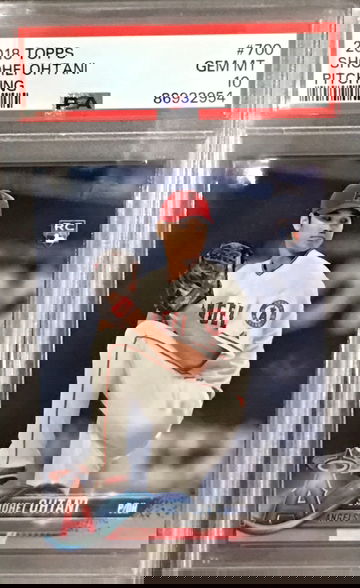 PSA 10 Shohei Ohtani 2018 Topps RC Rookie #700 Pitching Gem Angels Dodgers