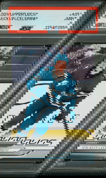 2024 Upper Deck Young Guns Macklin Celebrini #451 PSA 9