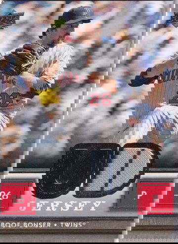 2008 Upper Deck Boof Bonser #UDJ-BB Relic