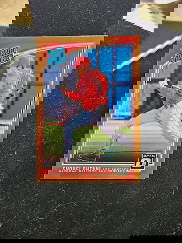 Shohei Ohtani Rated Rookie Bronze prizm running variant 2018