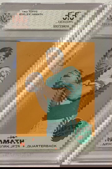 1969 Topps Joe Namath