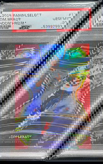 2019 Panini Select #1 Tom Brady Ruby Red Maroon Prizm #/149 PSA 10 GEM MINT