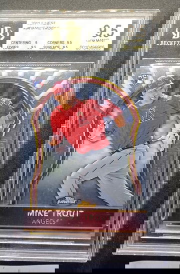 2011 Finest #94 Mile Trout BGS 9.5 GEM MINT