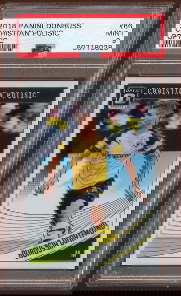 2018 Donruss Optic #66 Christian Pulisic PSA 9