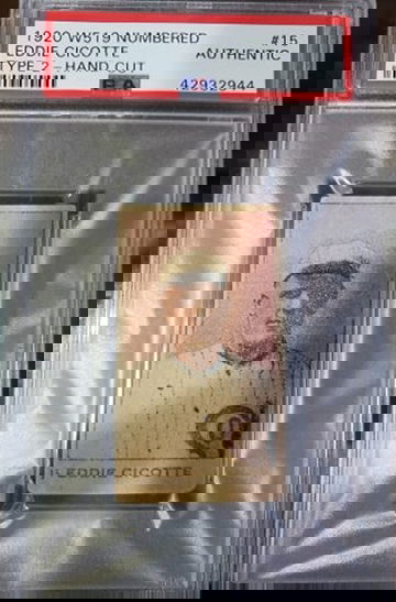 1920 W519 #d Ed Cicotte Type 2