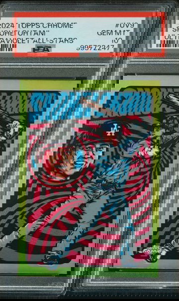 2024 TOPPS CHROME ULTRAVILOET SHOHEI OTHANI PSA 10