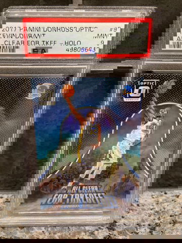 2017 Optic All Clear For Takeoff Holo Kevin Durant PSA 9