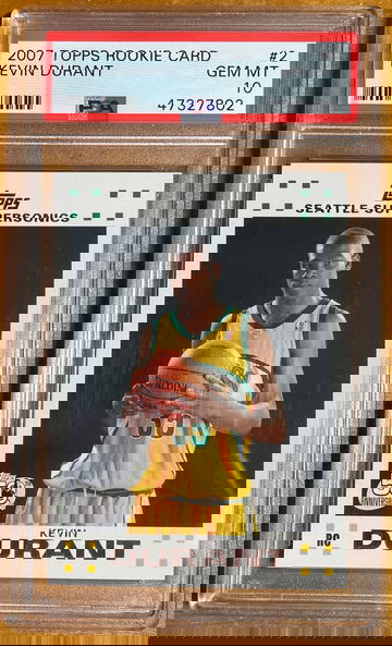 2007 Topps Kevin Durant RC Rookie Card PSA 10 Gem-Mint