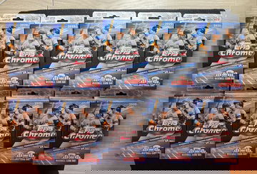 2020 Topps Chrome Hanger Box Lot x10