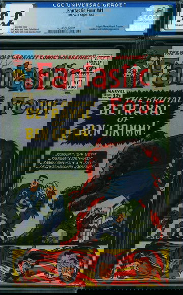 FANTASTIC FOUR #41, CGC 9.2 NM-