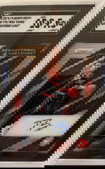 2018-19 Panini Prizm Trae Young Sensational Signatures