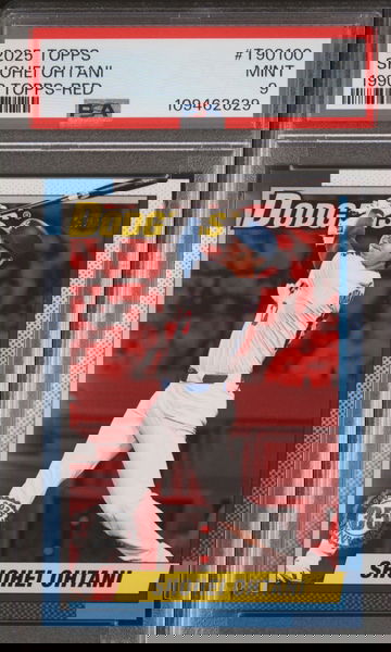 2025 Topps Shohei Ohtani 1990 Topps Red /5PSA 9