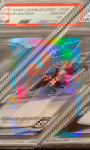 2017 Panini Optic Deshaun Watson Holo Rookie PSA 10 Gem Mint