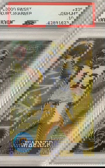 2000 Finest Kurt Warner PSA 10