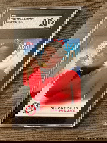 2016 Topps US Olympics & Paralympics Simone Biles Rookie #38 SGC 10 GEM