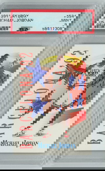 Michael Jordan 1991 Skybox USA - PSA 9 Mint