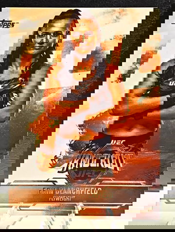 2025 UFC  Topps Knockout   Erin Blanchfield  Black And White Sepia SP 