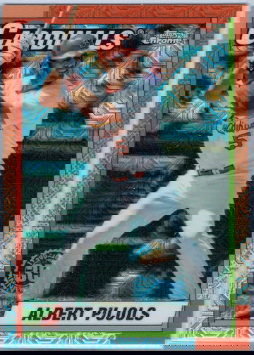 2025 Topps Albert Pujols 1990 Topps Baseball 35th Anniv. Chrome