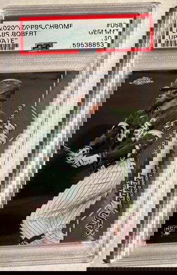 PSA 10 Gem Mint 2020 Topps Chrome Update LUIS ROBERT Rookie RC 