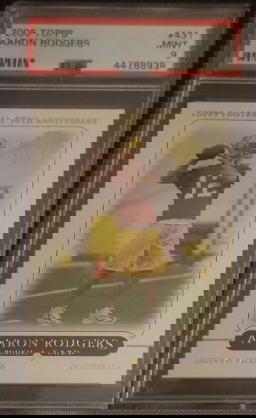 2005 Topps Aaron Rodgers RC #431 PSA 9