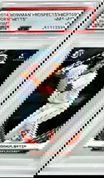 NEAR MINT 8 2014 Bowman Chrome Prospects BCP109 Mookie Betts 