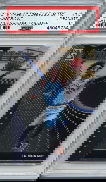 Ja Morant All Clear For Takeoff Optic Rookie PSA 10 NEP