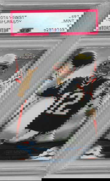 2014 Finest TOM BRADY PSA 9 Mint Patriots Bucs