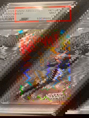 2020 Absolute KABOOM Drew Brees PSA 9