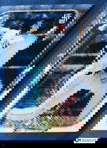 TREA TURNER 2015 Bowman Chrome Farm's Finest FFM-TTU Mini Shimmer Refractor