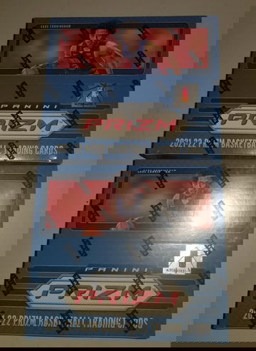 2021-22 Prizm NBA retail hobby box lot of 2