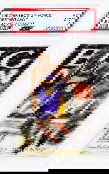 1997-98 Skybox Z-Force Kobe Bryant Big Men On Court #2 PSA 9