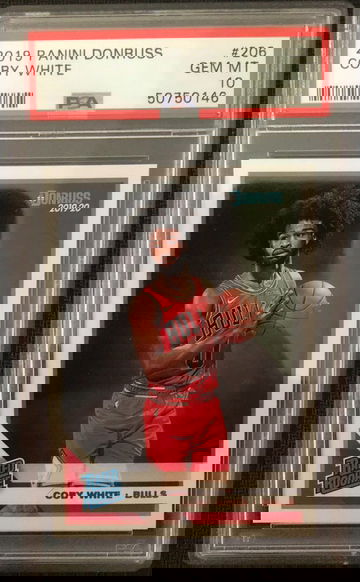 2019 Panini Donruss #206 Coby White Rated Rookie RC PSA 10 Gem Mint