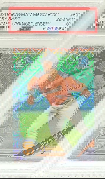 2019 Bowman Mega Box Joey Bart SP RC #50 PSA 10