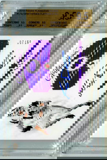 2018 Flawless Ruby Sam Darnold Auto RC /20