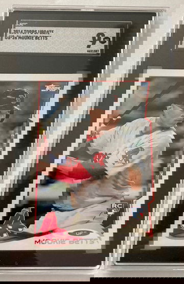 2014 Topps update Mookie Betts sgc 9