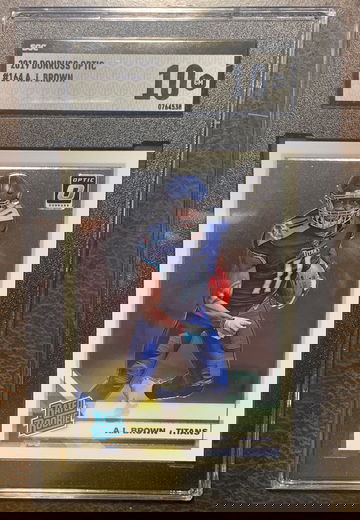 2019 Optic AJ Brown Rated Rookie SGC 10 Gem Mint Titans