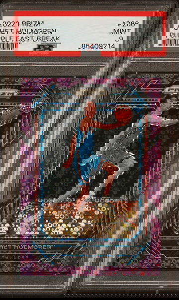 2022 Panini Prizm Chet Holmgren Purple Fast Break PSA 10