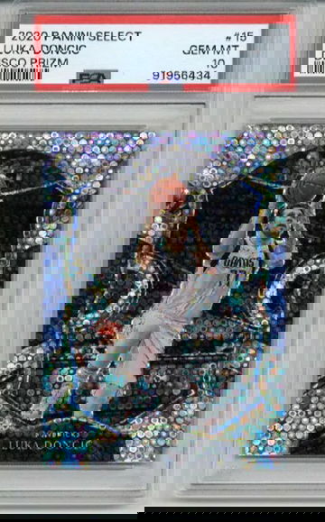 2020 PANINI SELECT DISCO PRIZM #15 LUKA DONCIC MAVERICKS PSA 10 LOW POP RARE