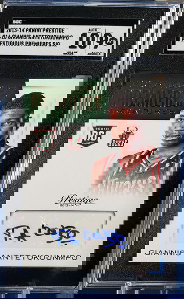 2013 Giannis Antetokounmpo Auto rc SCG 9 with 10 Auto